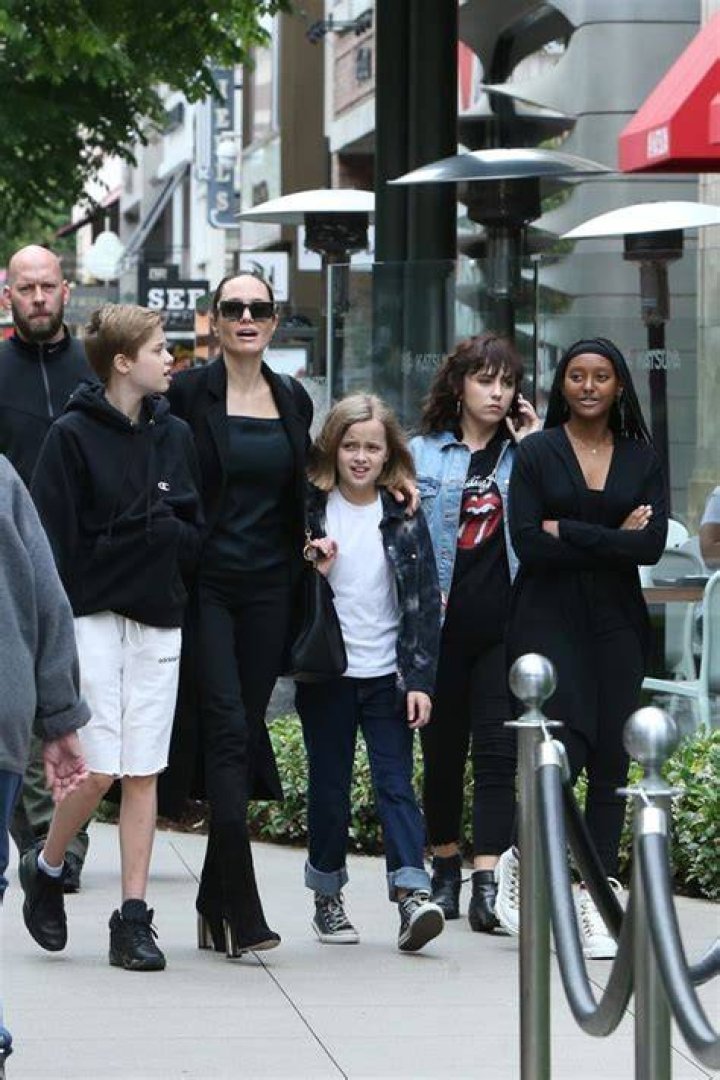 Angelina Jolie Takes Shiloh, Who Just Turned 13, & Other Kids On Shopping Trip — See Pics