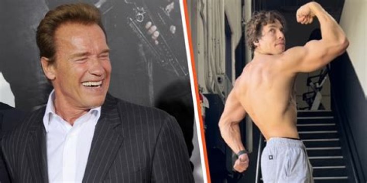 Arnold Schwarzenegger’s Son Joseph Baena, 23, Lifts His Shirt To Show Off His Progress At The Gym
