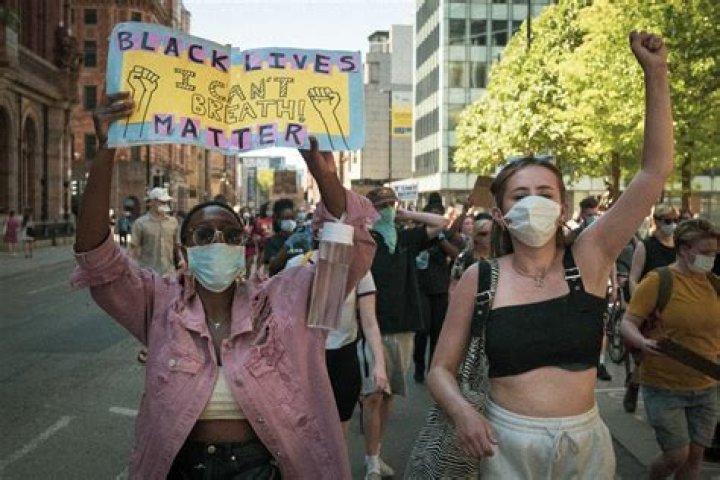 J.Lo, Halsey & More Stars Holding Inspiring Signs At Protests For Black Lives Matter