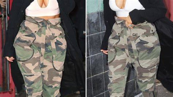 Kim Kardashian’s Army Pants & Crop Top In NYC — Hot Or Not? – Hollywood Life