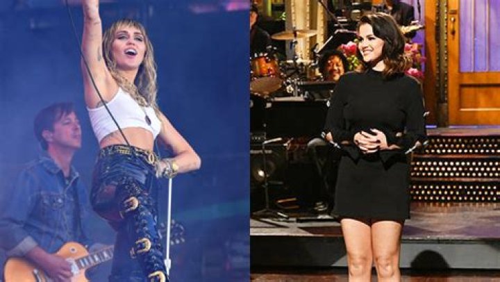 Miley Cyrus Supports Selena Gomez’s ‘SNL’ Joke, Rocks Tank Top – Hollywood Life