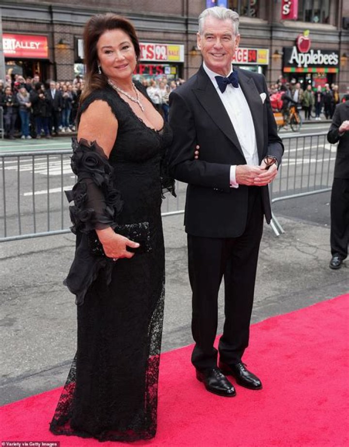 Pierce Brosnan, 68, Is Suave In A Suede Blazer On Romantic Dinner Date With Wife Keely Smith