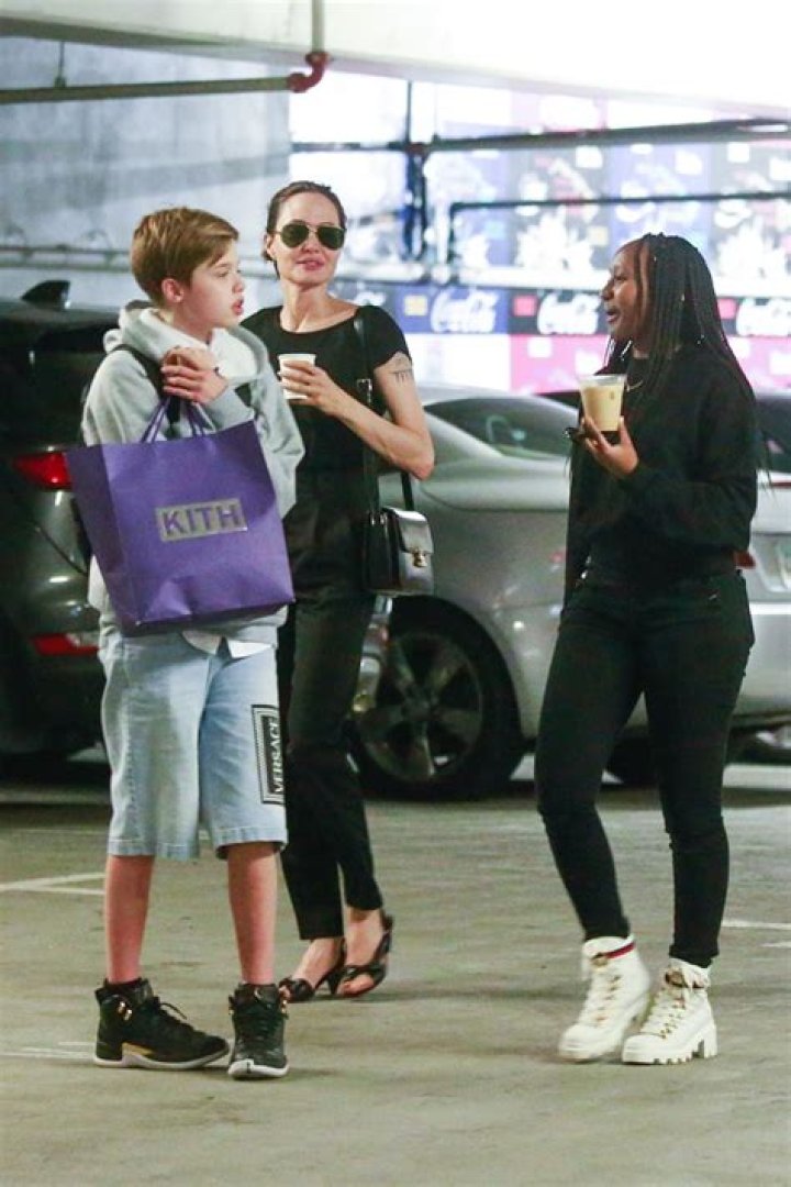 Shiloh Jolie-Pitt, 13, Wears Fave Versace Shorts Shopping With Mom Angelina & Sister Zahara