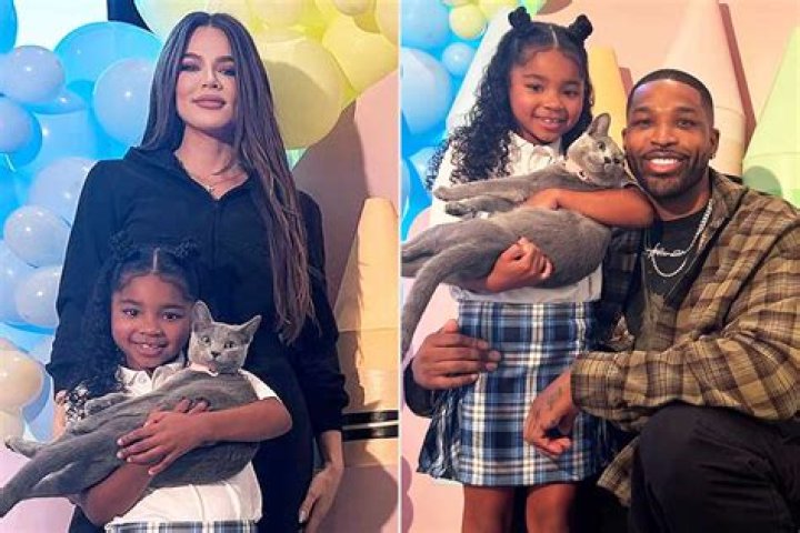 True Thompson, 1, Fools Around With Cute Bunny Filter On Instagram With Khloe Kardashian